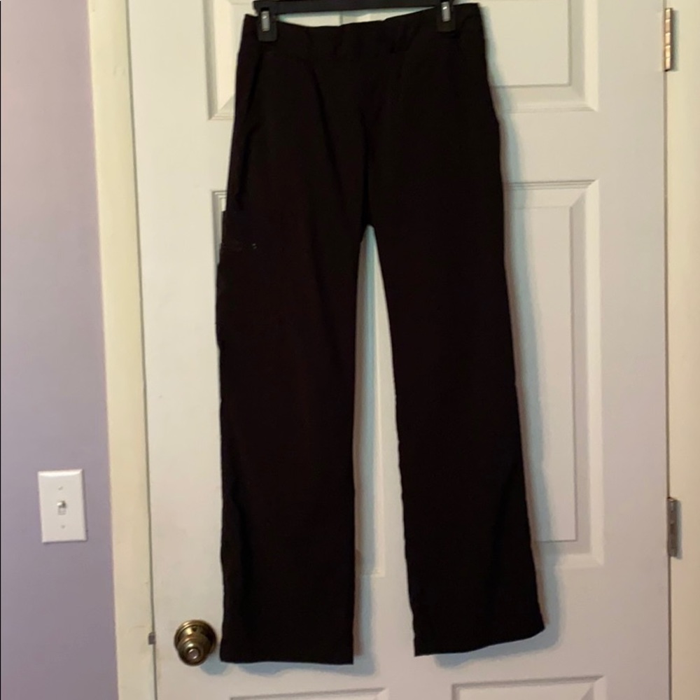 Black scrub pants